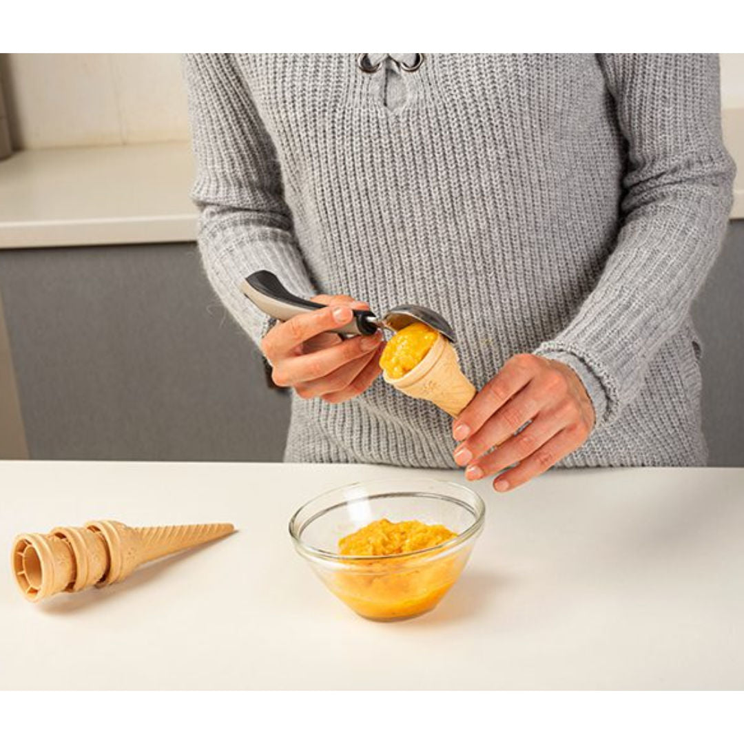 NAVA Stainless Steel Ice Cream Scoop Misty, 18cm