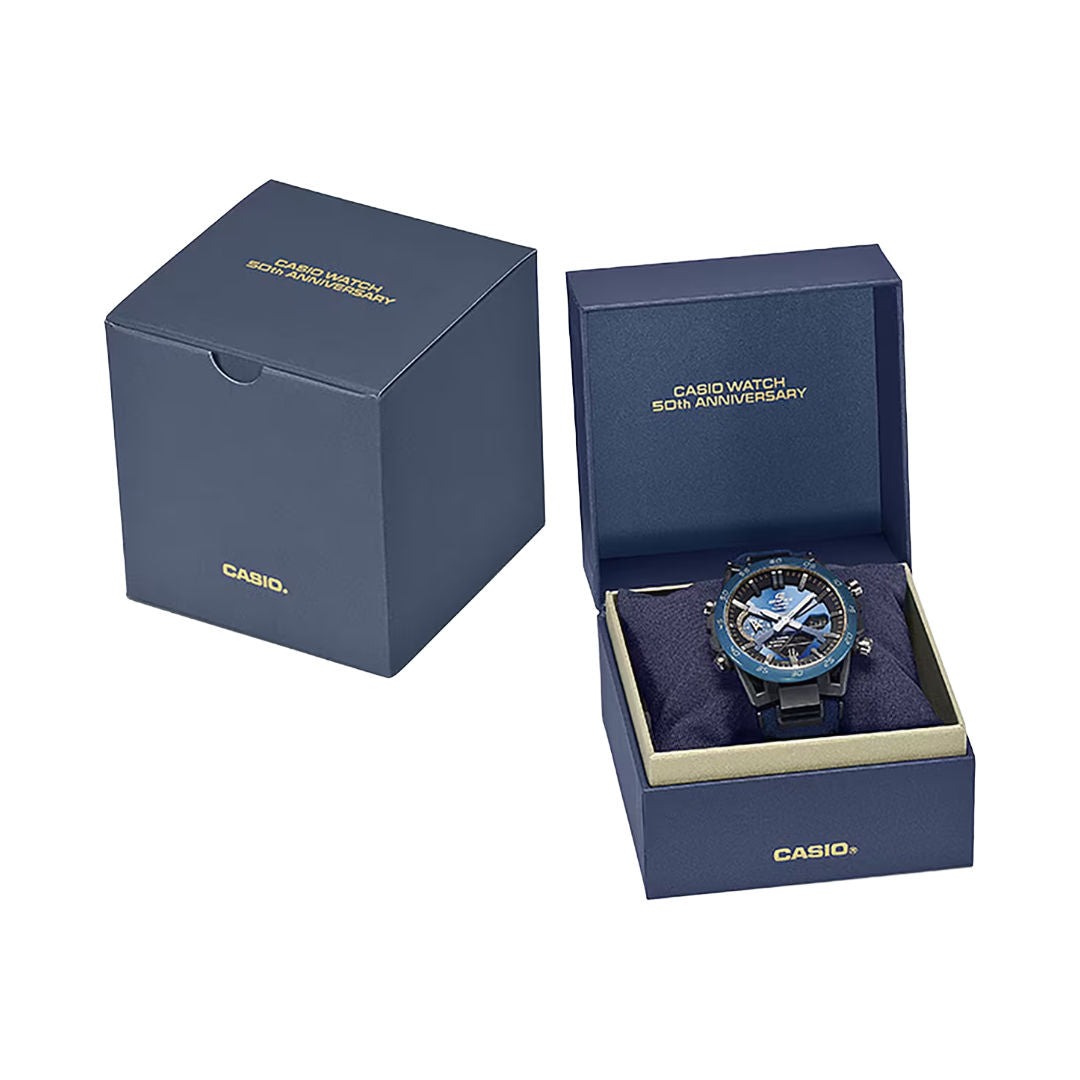 Casio Edifice 50th Anniversary Bluetooth Solar Watch, ECB-2000SS-2A