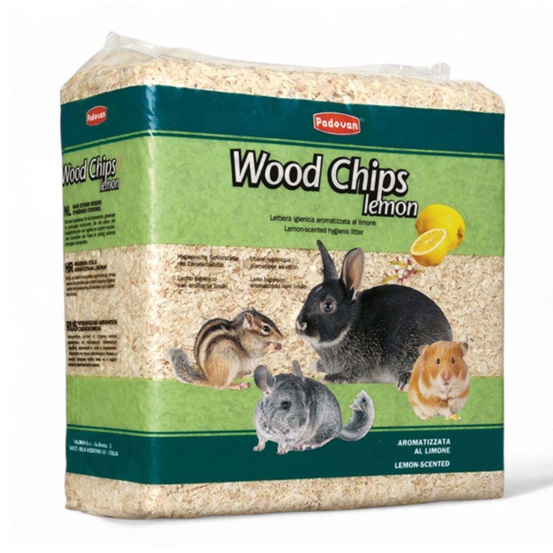 Padovan Hygienic Lemon Litter Tray for Small Animals, 1kg Pack