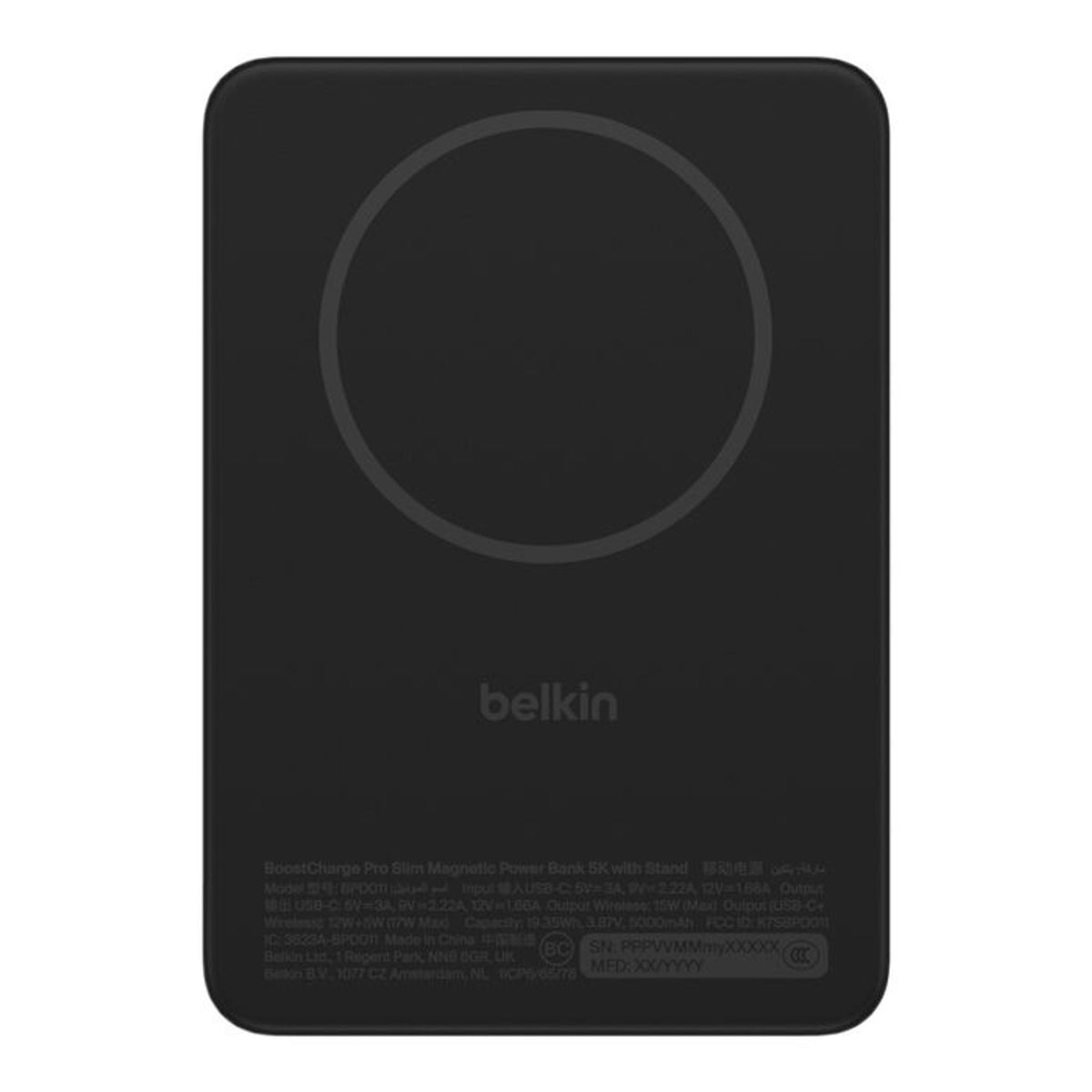 Belkin Boost Charge™ Slim Magnetic Power Bank, 5K, Qi2 15W