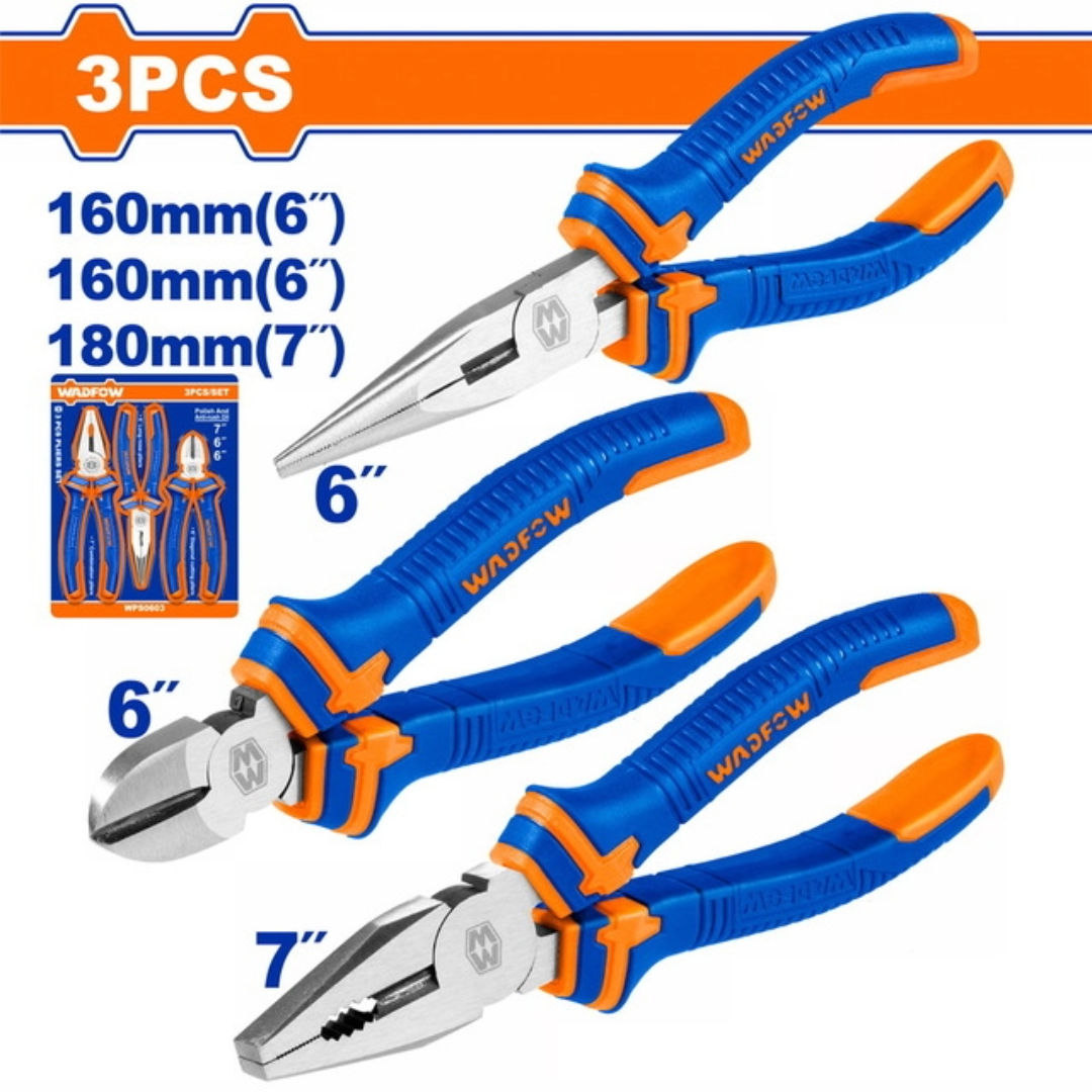 WADFOW 3 Pieces Pliers Set