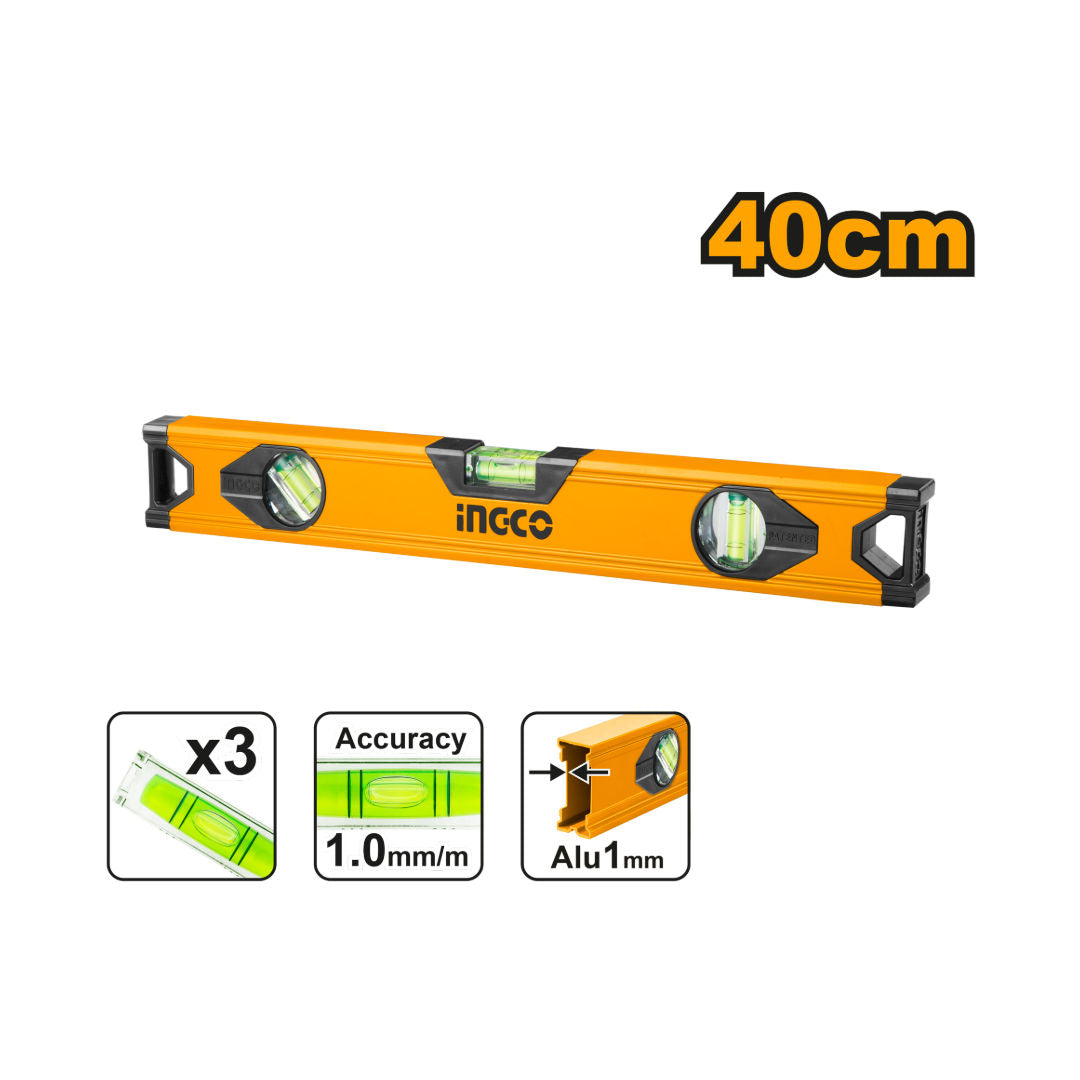 INGCO Spirit Level,  Aluminum, 1mm