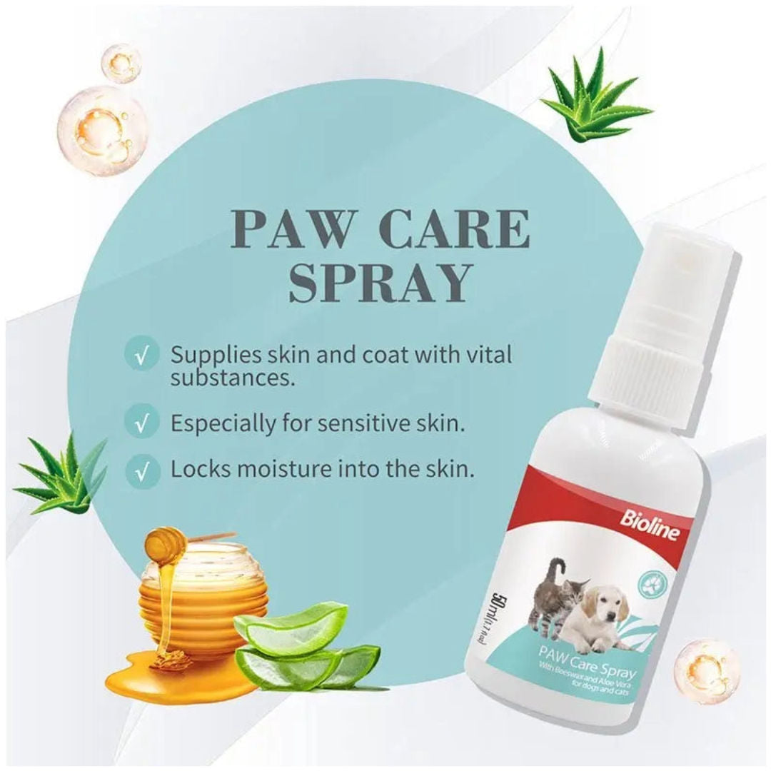 Bioline Paw Care Spray, Volume 50ml