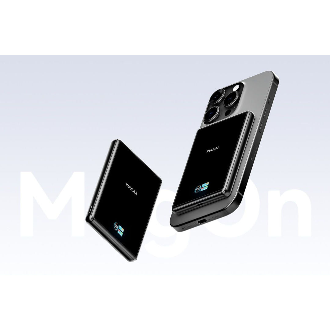Powerology Skye 10000mAh MagSafe Power Bank, Black