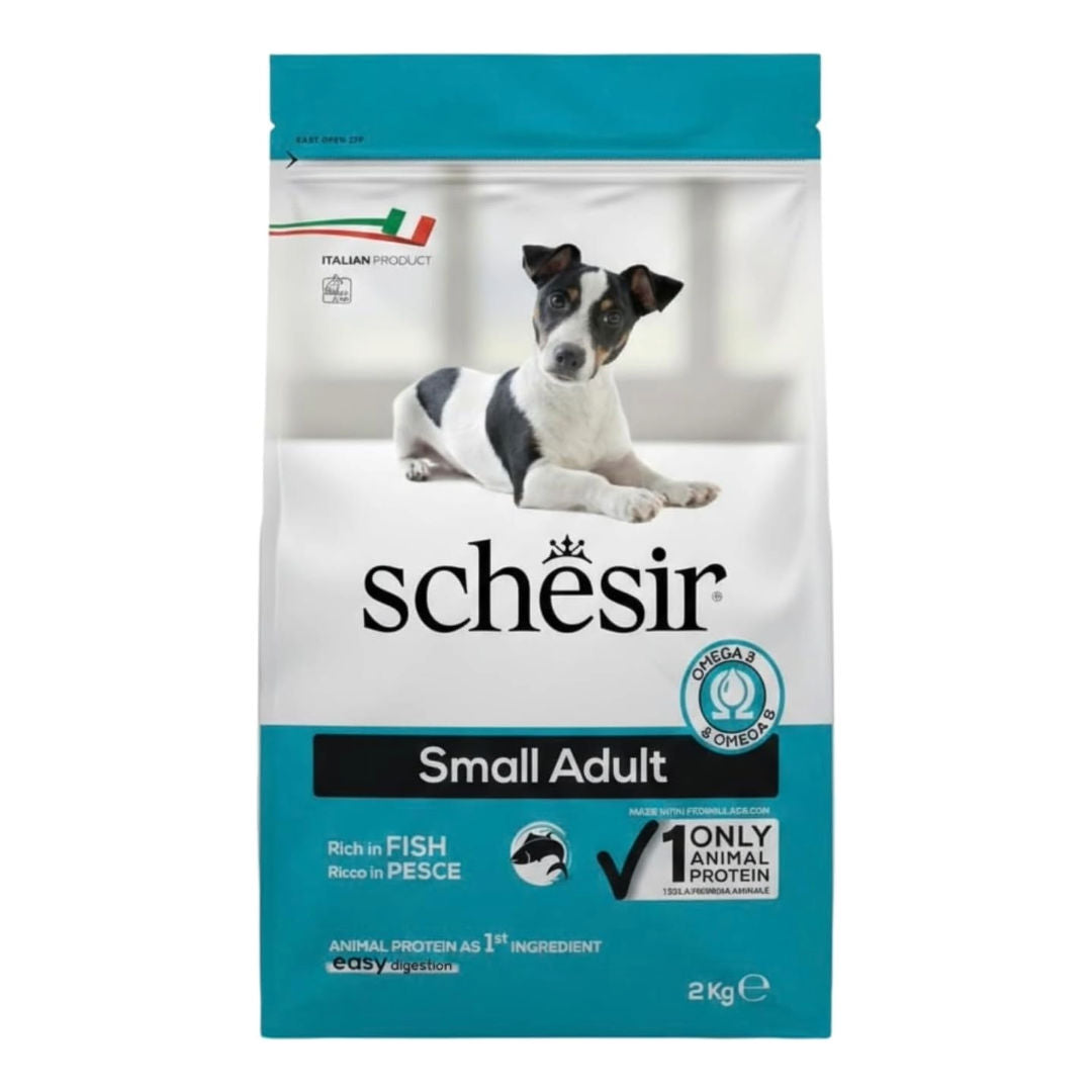 Schesir Small Adult Maintenance With Fish Dry Dog Food, 2kg