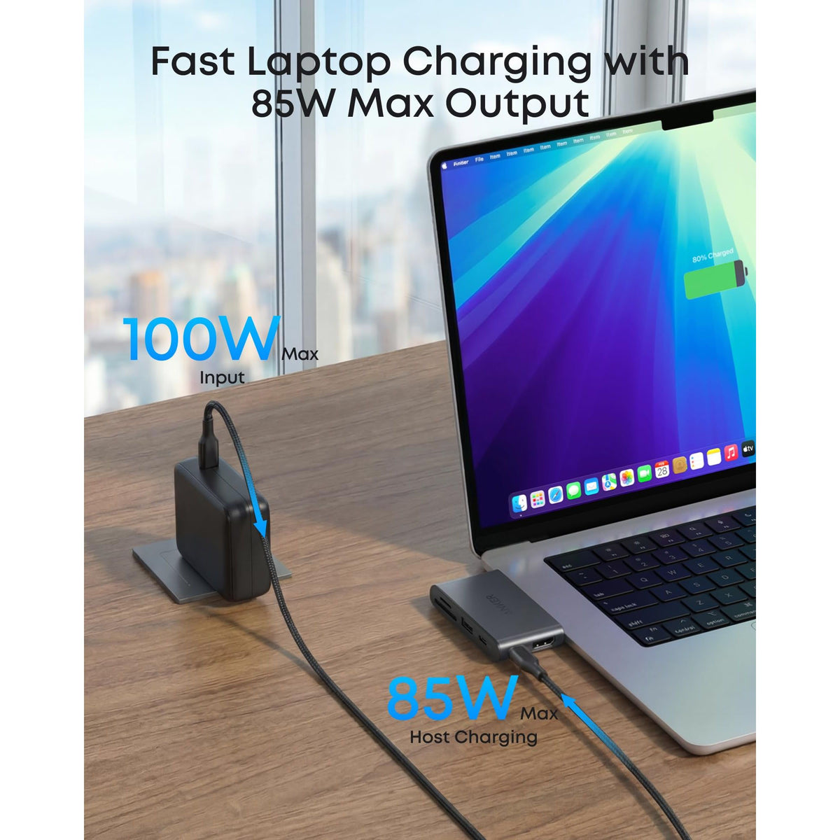 Anker Nano 6-in-1 USB-C Hub, Black