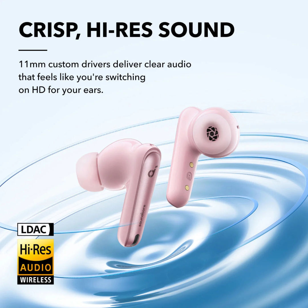 Anker soundcore Liberty 4 NC Earbuds, Pink