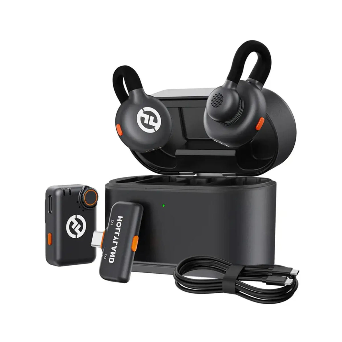 Hollyland LARK M2S Combo 2-Person Wireless Microphone System for Cameras and Mobile Devices