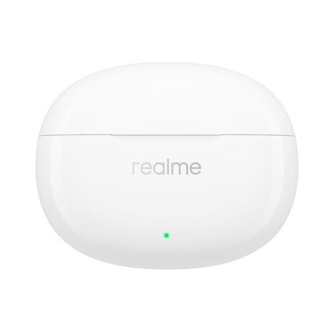 Realme T100 Buds True Wireless Earbuds with AI Environmental Noise Cancellation, White