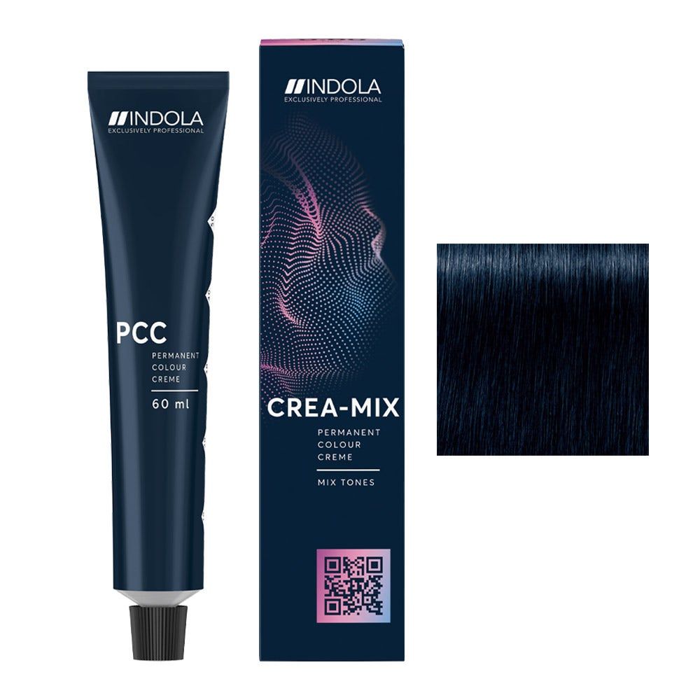 Indola Exclusively Professional Permanent Colour Crème Crea-Mix Hair Color, 60ml