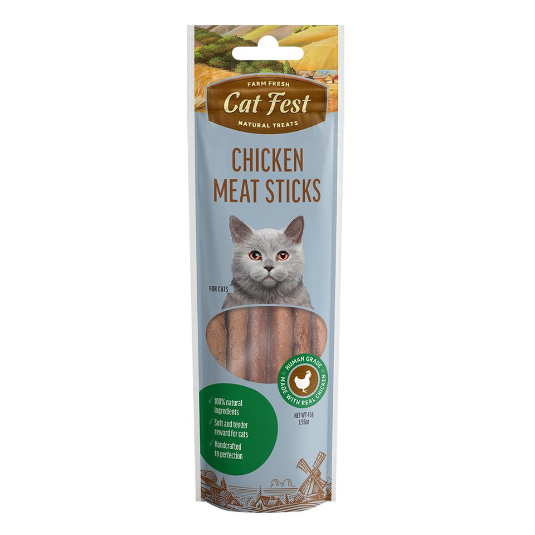 Cat Fest Meat Sticks For Cat, 45g