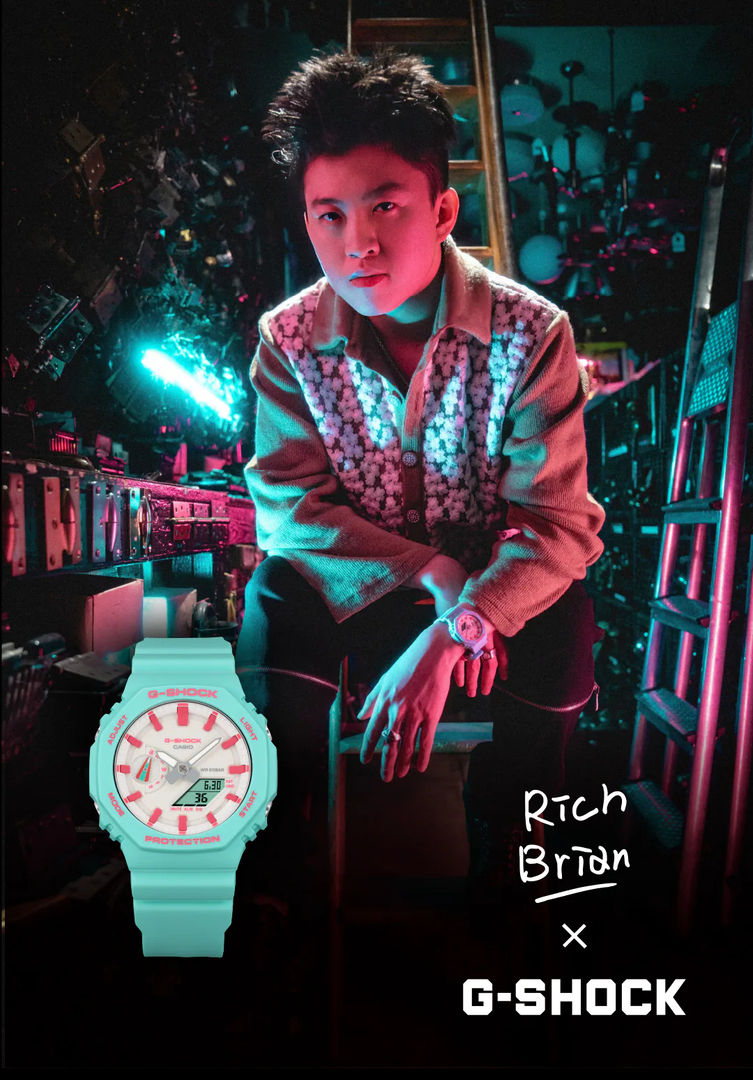 Casio GA-2100RB-3A G-SHOCK Analog-Digital Watch