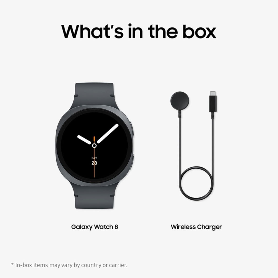 Samsung Galaxy Watch8 Bluetooth 40mm Smartwatch, Sapphire Glass & Armor Aluminum, 5ATM + IP68