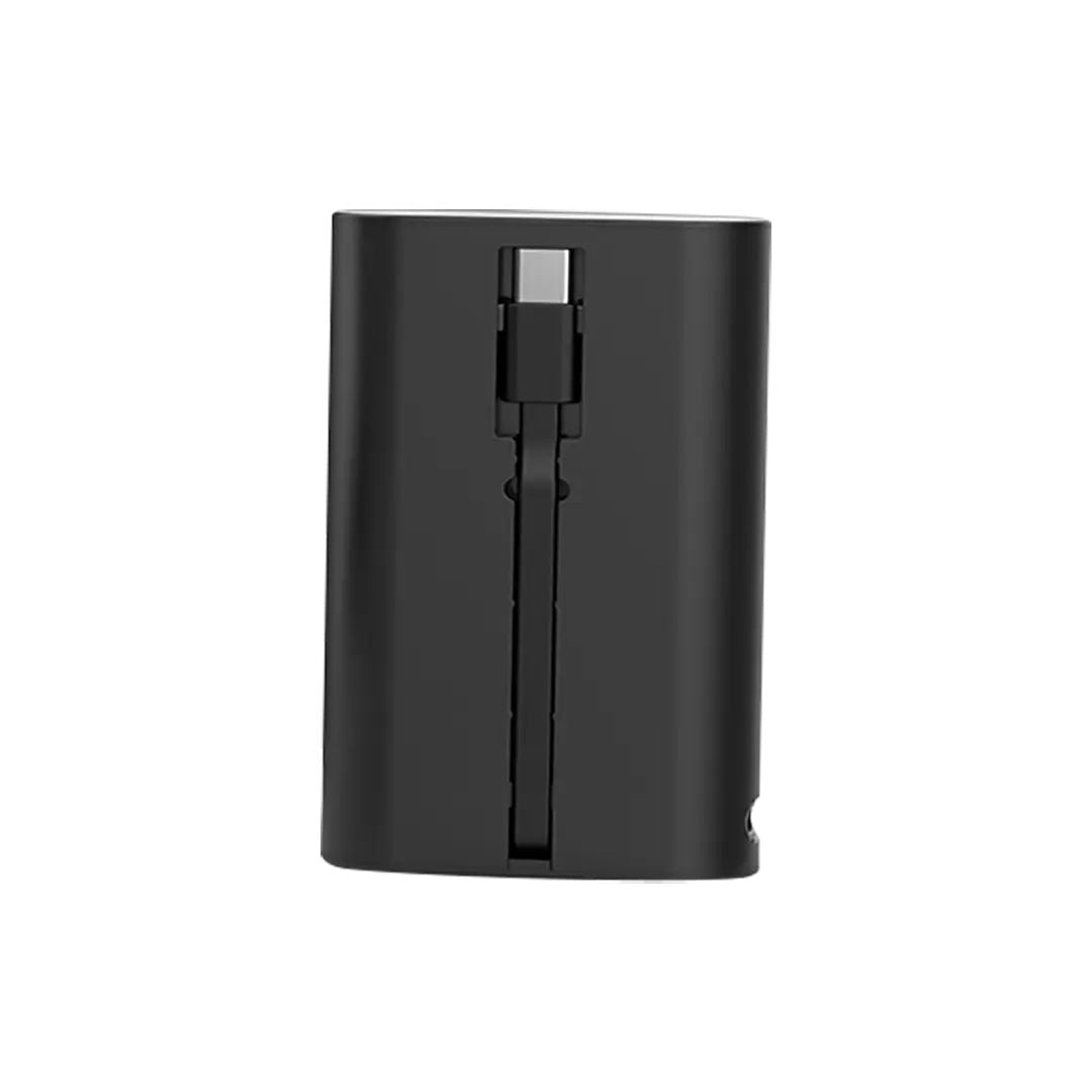 Porodo 5200mAh Integrated Type-C MagSafe Power Bank, Black
