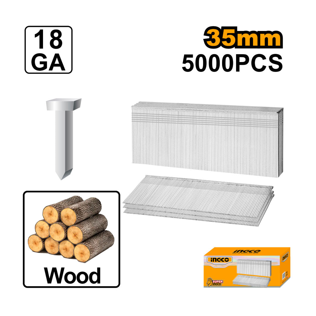 INGCO Brad Nails, 5000pcs Box