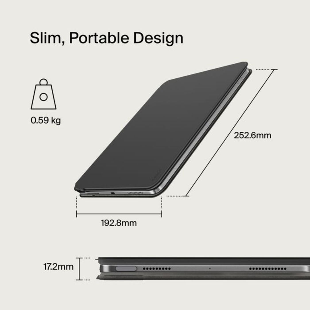 Belkin Pro Keyboard Case for iPad Air 11 Inch, Arabic English