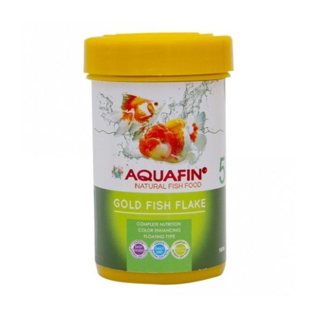 KW Zone Aquafin Goldfish Flake Natural Colour Enhancing Staple Food for Aquarium Fish