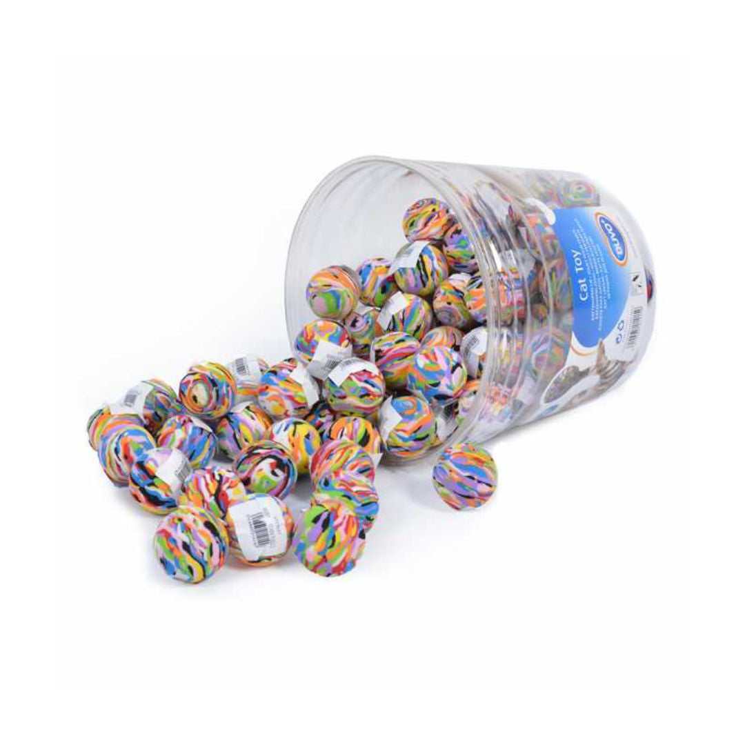 Duvo+ Marble Foam Balls Cat Toy, 3cm, 90-Pieces Box