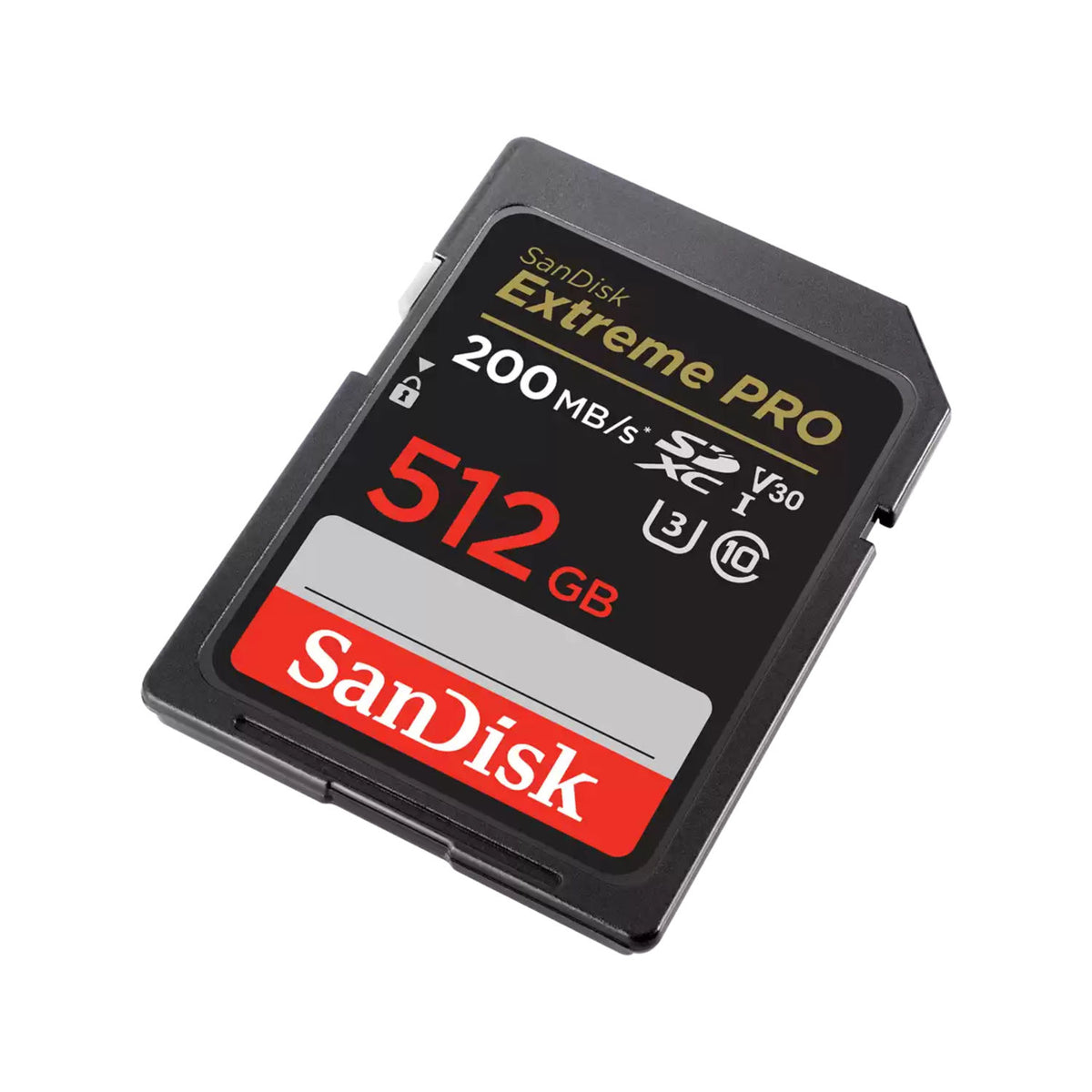 SanDisk Extreme PRO 512GB SDXC UHS-I Memory Card, Up to 200MB/s Read, V30, U3, SDSDXXD-GN4IN