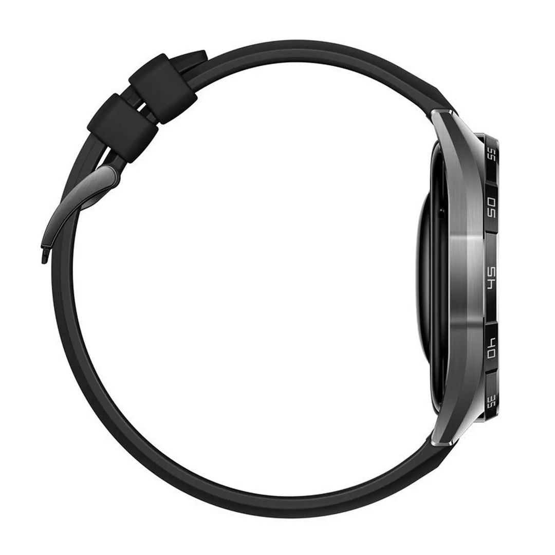 Huawei Watch GT 6 46mm Smartwatch, 1.47-inch AMOLED Display, Fluoroelastomer Strap, Black