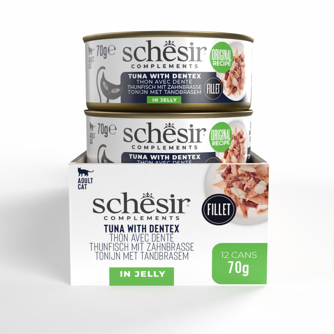 Schesir Perfect Nutrition Complements Cat Wet Food in Jelly Can, 70g