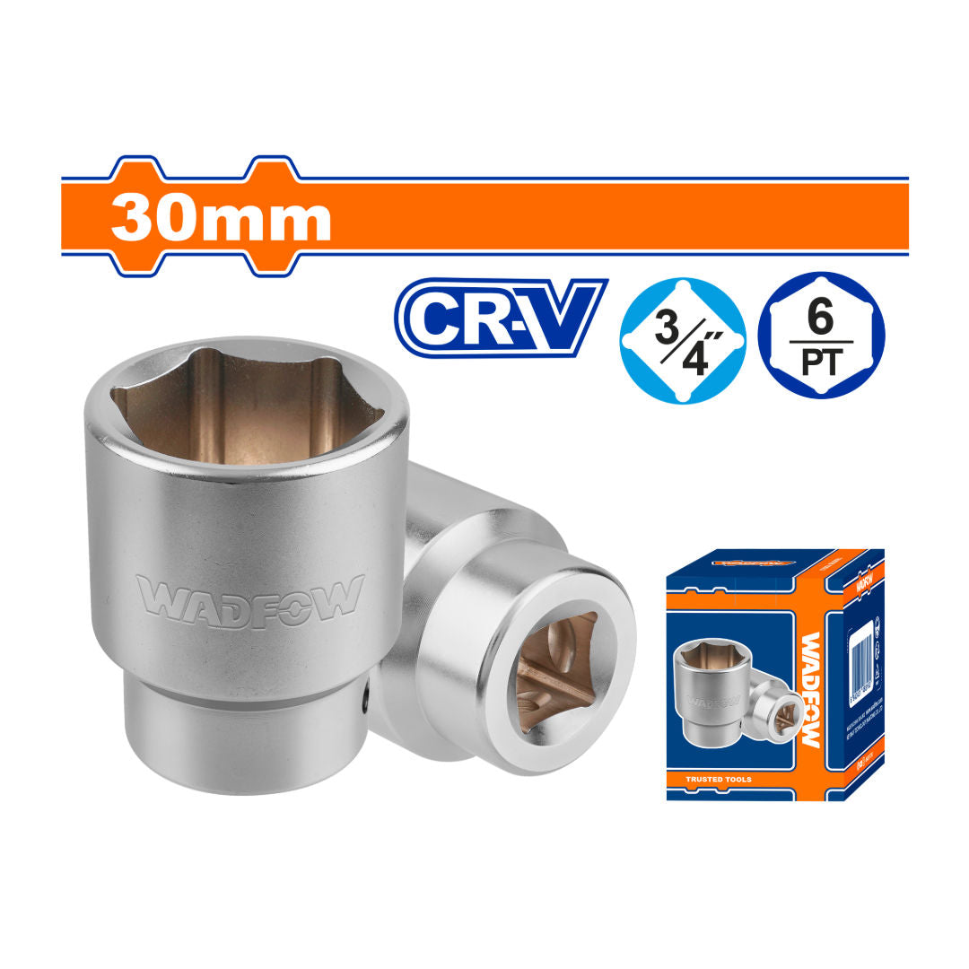 WADFOW 3/4" Hexagonal Socket 24 mm, L55 mm