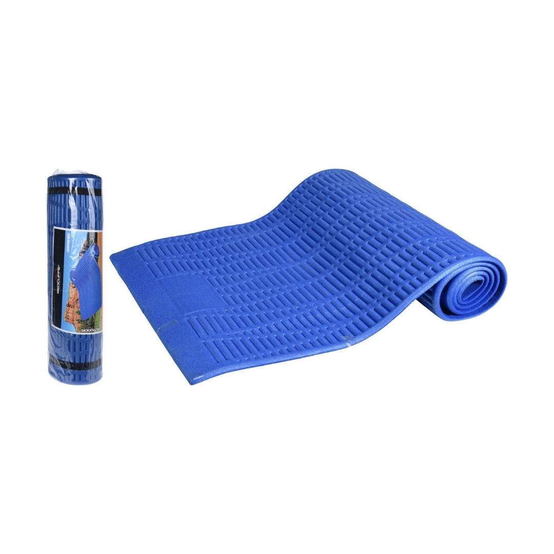 Camp Master Camping Mat, Size 1800x590x10mm, XPE Material, Blue Color, Each Shrink-Wrapped with A4 Color Label