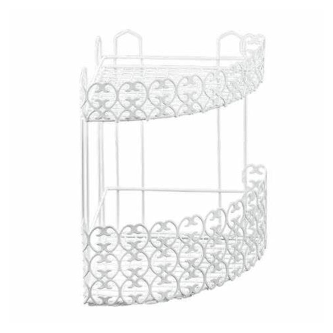 Metaltex 2-Tier Corner Shelf Florenz