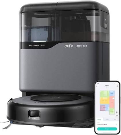 Anker Eufy Omni C20 Robot Vacuum Cleaner – Black