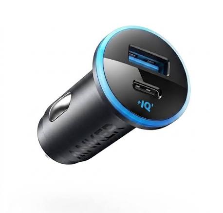Anker 323 Car Charger 52.5W Black