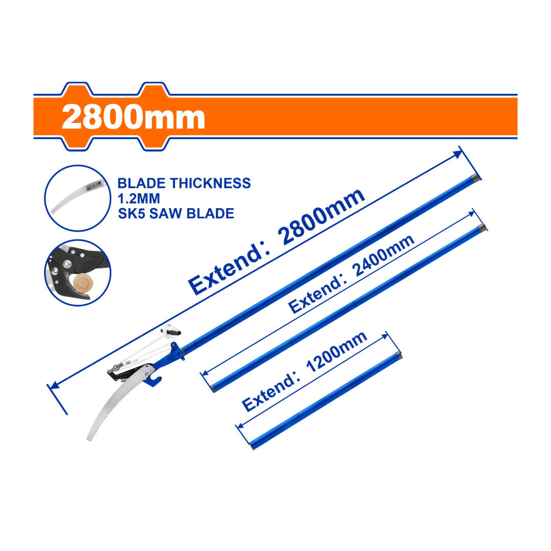 WADFOW Extendable Pole Saw & Pruner