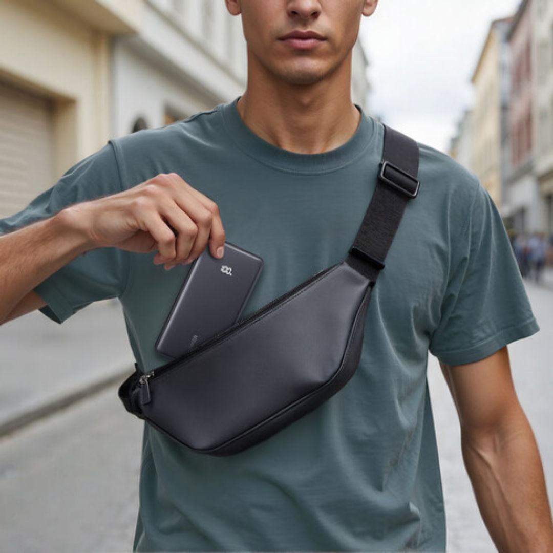 شاحن محمول Anker Zolo 10K بقوة 22.5 واط مزود بكابل USB-C مدمج، سعة 10,000 مللي أمبير في الساعة