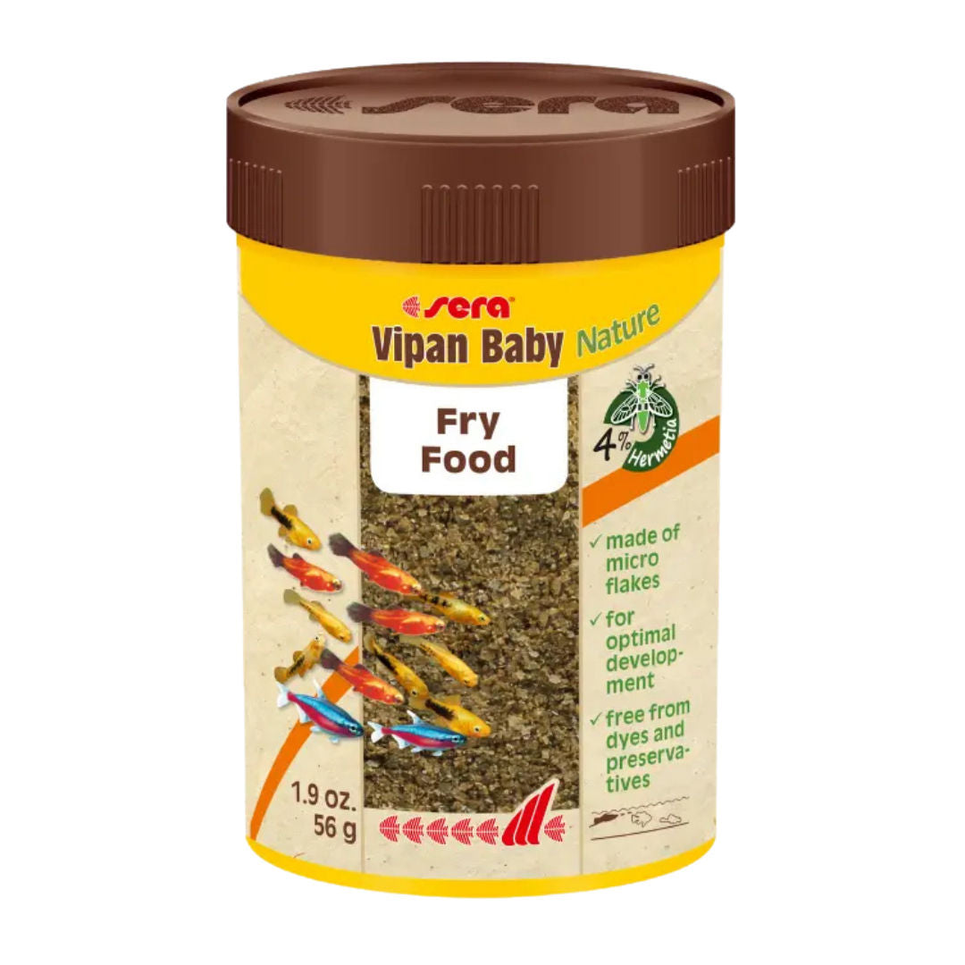 Sera Vipan Baby Nature, Micro Flakes For Juvenile Fish, 100ml, 56g