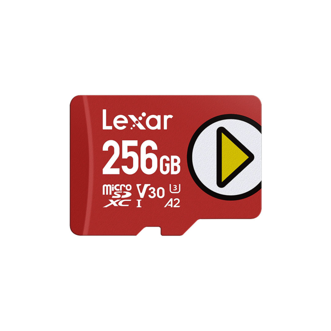LEXAR® PLAY microSDXC™ UHS-I cards, up to 205MB/s read and 140MB/s write