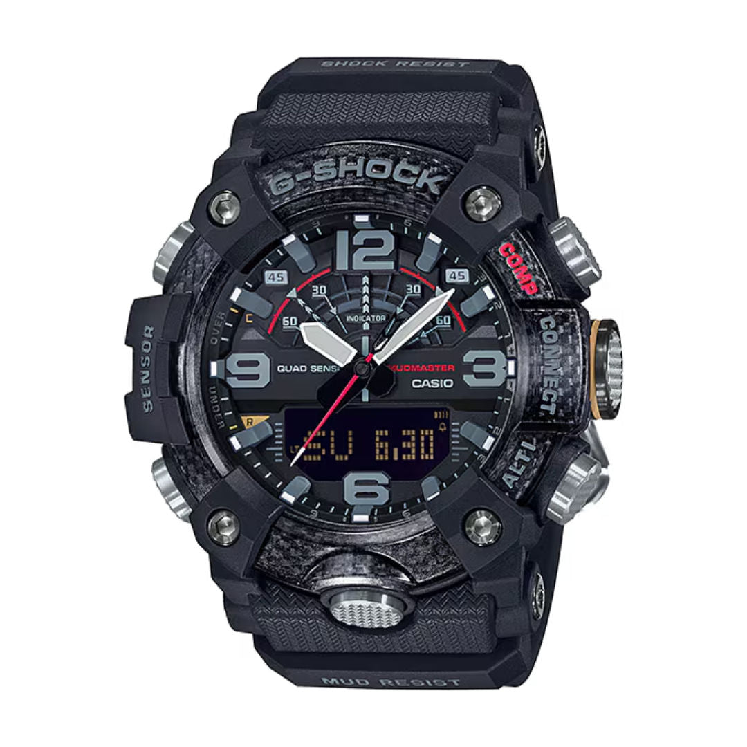 Casio G-SHOCK MUDMASTER GGB100 Twin Sensor Carbon Core Guard Watch