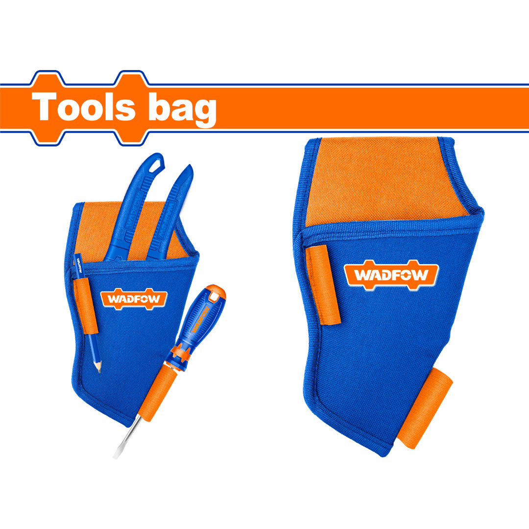 حقيبة أدوات WADFOW، متوافقة مع الحزام، مصنوعة من مادة 600D، جيوب للمقص والإزميل