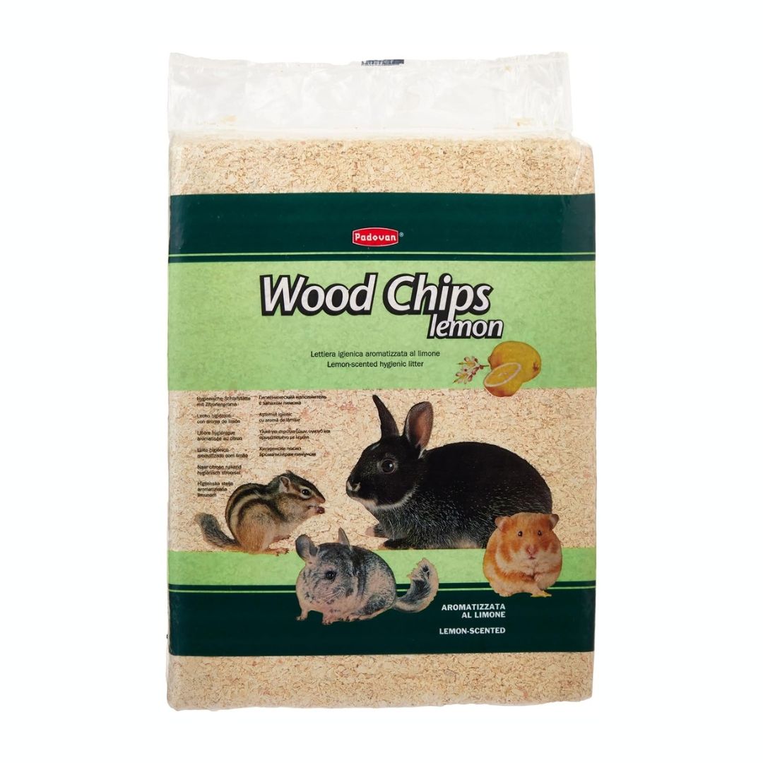 Padovan Hygienic Lemon Litter Tray for Small Animals, 4kg
