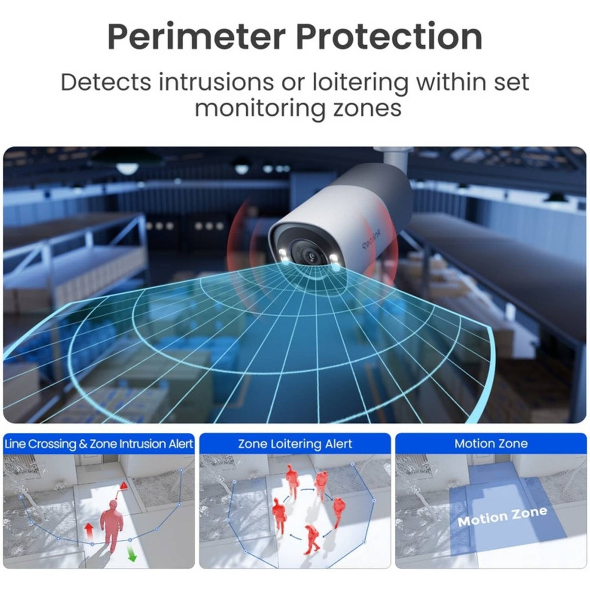 Reolink 4K Security Camera-8MP, 5x Optical Zoom, AI Detection, Perimeter Protection, PCRPB4K02