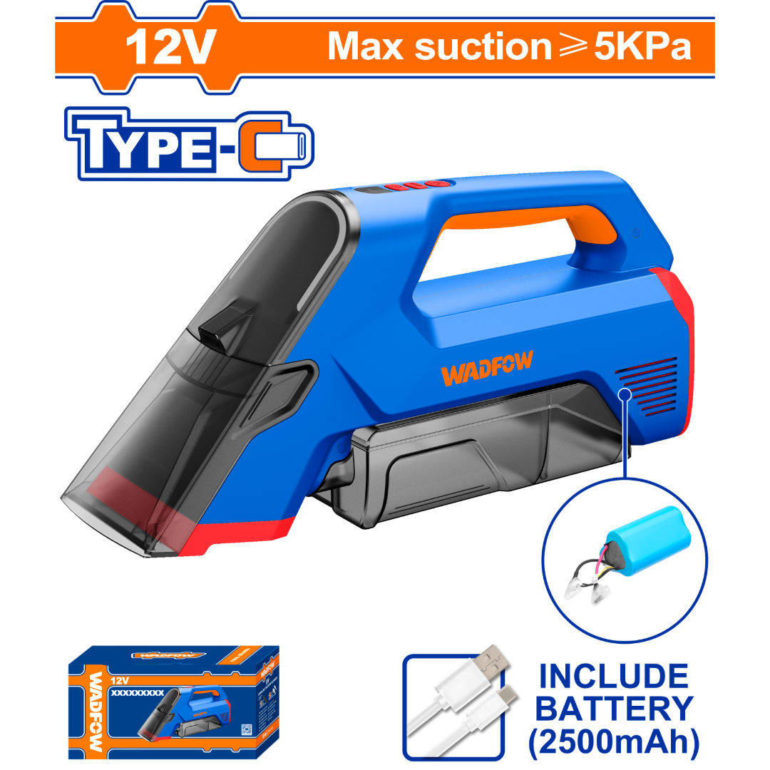 WADFOW Cordless Handheld Spot Cleaner, 12V