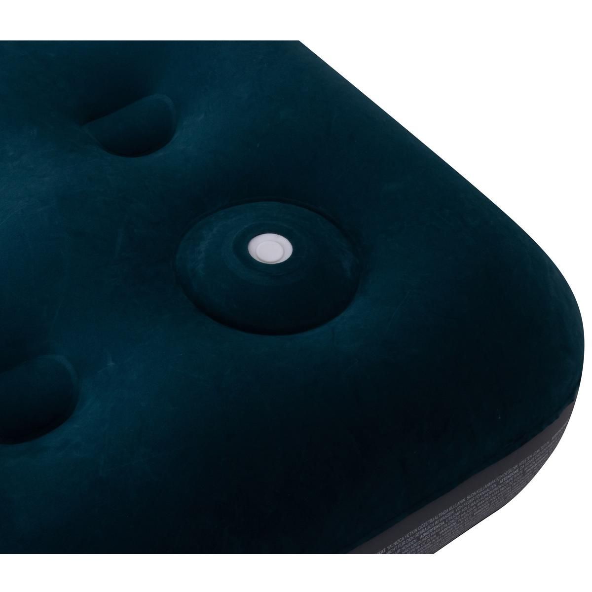 Jilong Double Air Bed With Built-In Foot Pump Grey And Green