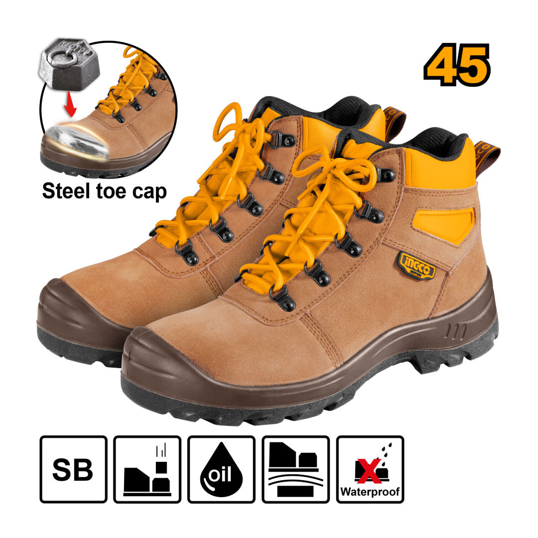 INGCO Safety Boots, SB Steel Toe Cap