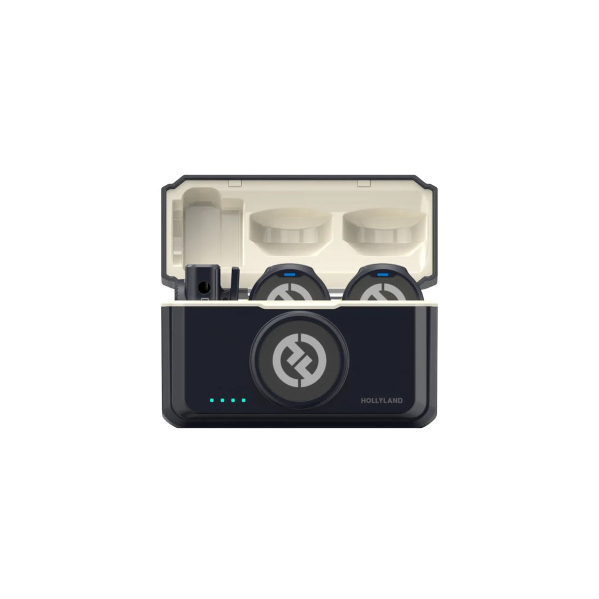 Hollyland Lark M2 DUO All-in-one Button Wireless Lavalier Microphone System with Dual Transmitter Kit
