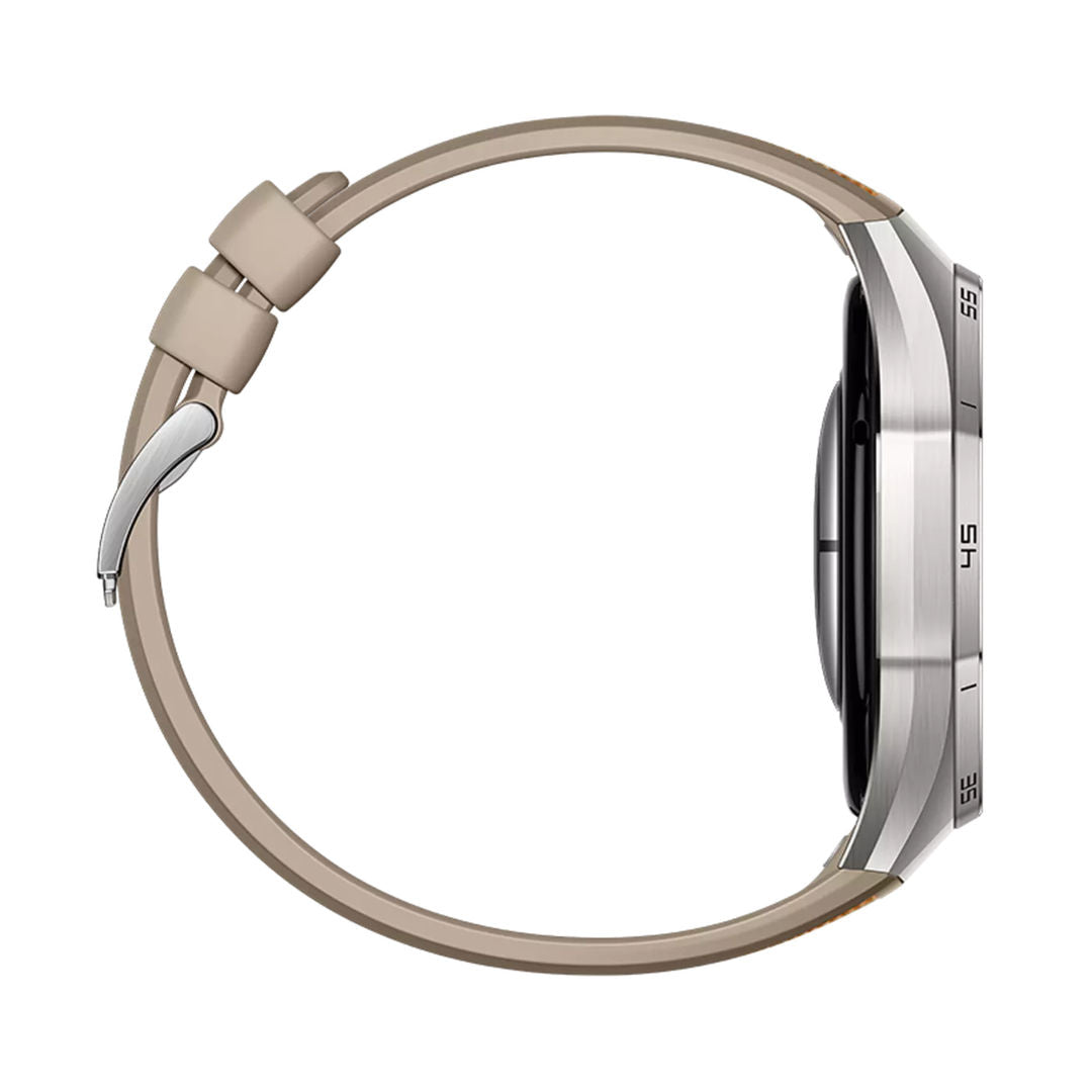 Huawei Watch GT 6 Pro 46mm Smartwatch, Composite Woven Strap, 1.47-inch AMOLED Display, Titanium Alloy Case, Brown
