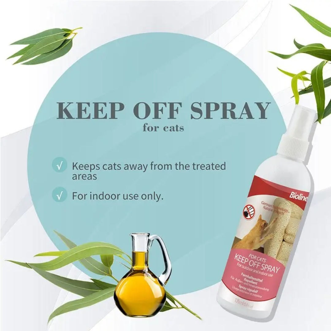 Bioline Keep Off Spray For Cats, 209gm