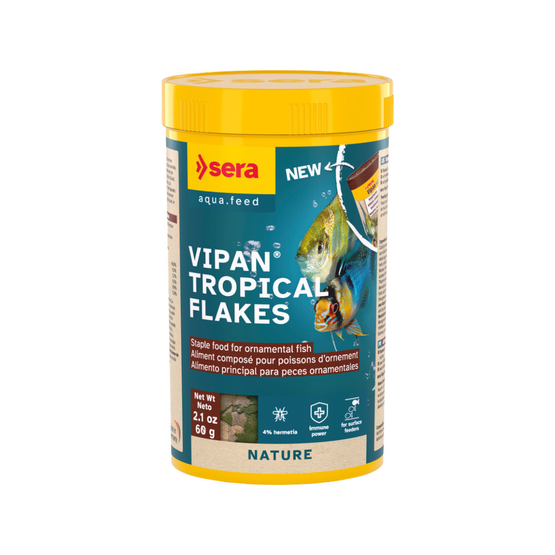 Sera Vipan Tropical Flakes Feed for All Ornamental Fish, 60gm