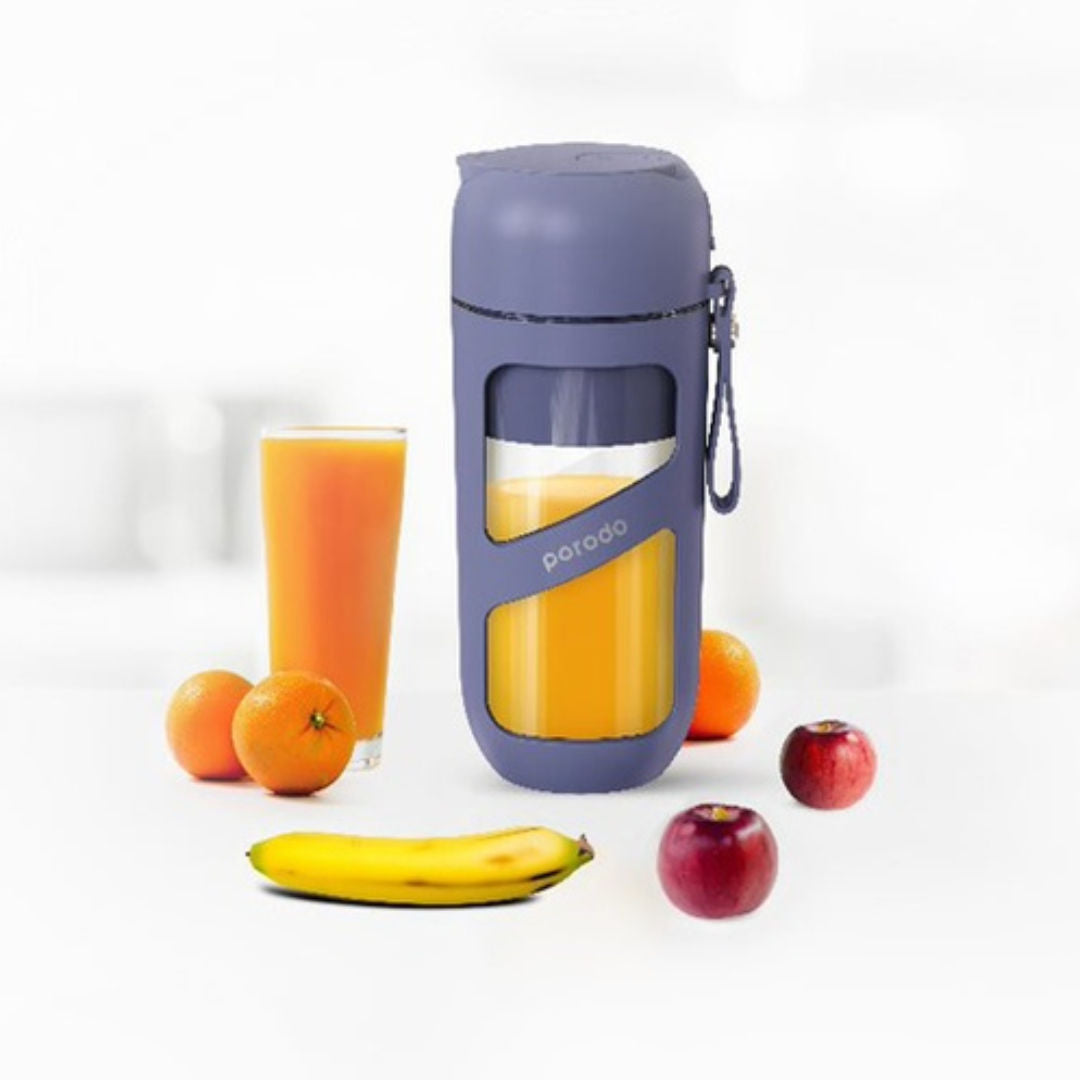 Porodo LifeStyle Vacuum Fresh Portable Juicer & Smoothie Blender 380ml, 1500mAh Rechargeable Blender