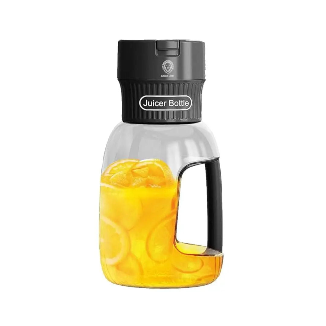 Green Lion Mega Portable Blender 1L, High-Capacity Personal Blender, Black