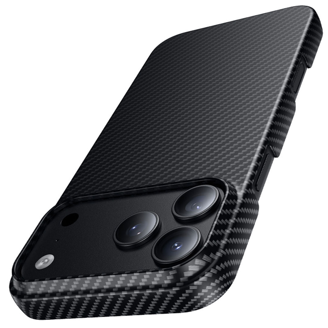 Hoco Phantom Magnetic Protective Case for iPhone 18 Pro Max, iPhone 17 Pro Max, Kevlar Texture, Ultra-Light & Ultra-Thin