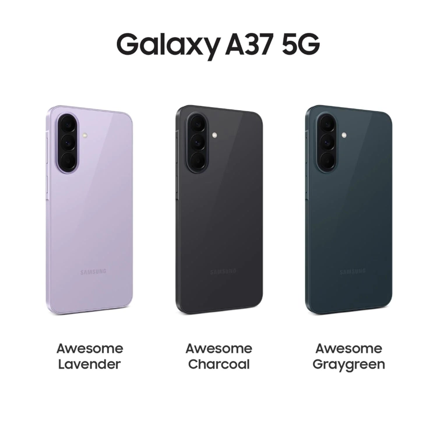 Samsung Galaxy A37 5G Smartphone, 6.7" FHD+ AMOLED 120Hz, Exynos 1480, 50MP Triple Camera, 5000mAh, IP68