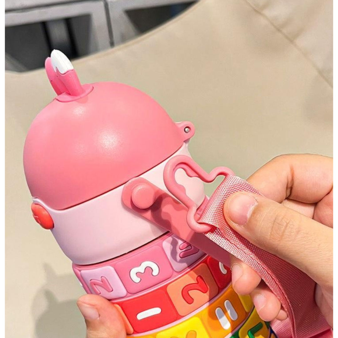 Twisoo Kids Water Bottle Stainless Steel, 400ml